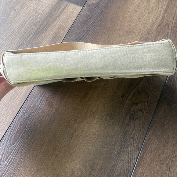 Victoria Secret Ruffle Champagne clutch - Picture 3 of 4